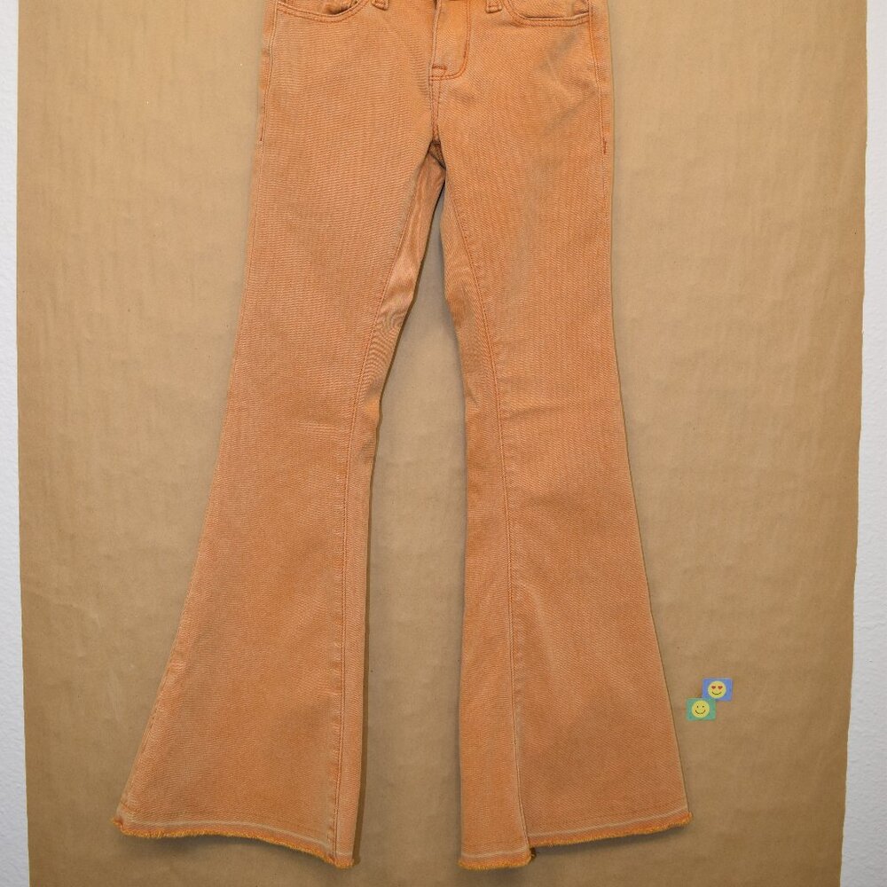 Grace in LA Flare Pants | Youth Size 8 | Peach / Rust Orange